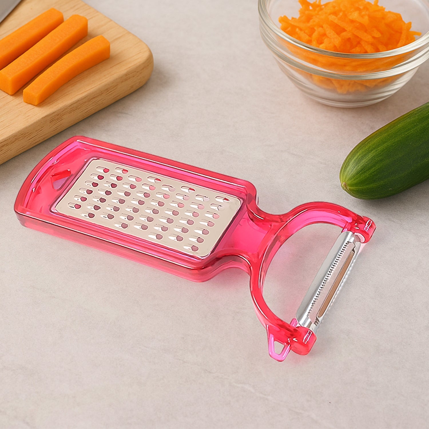 Compact 2-in-1 Kitchen Grater Peeler Compact 2-in-1 Kitchen Grater Peeler